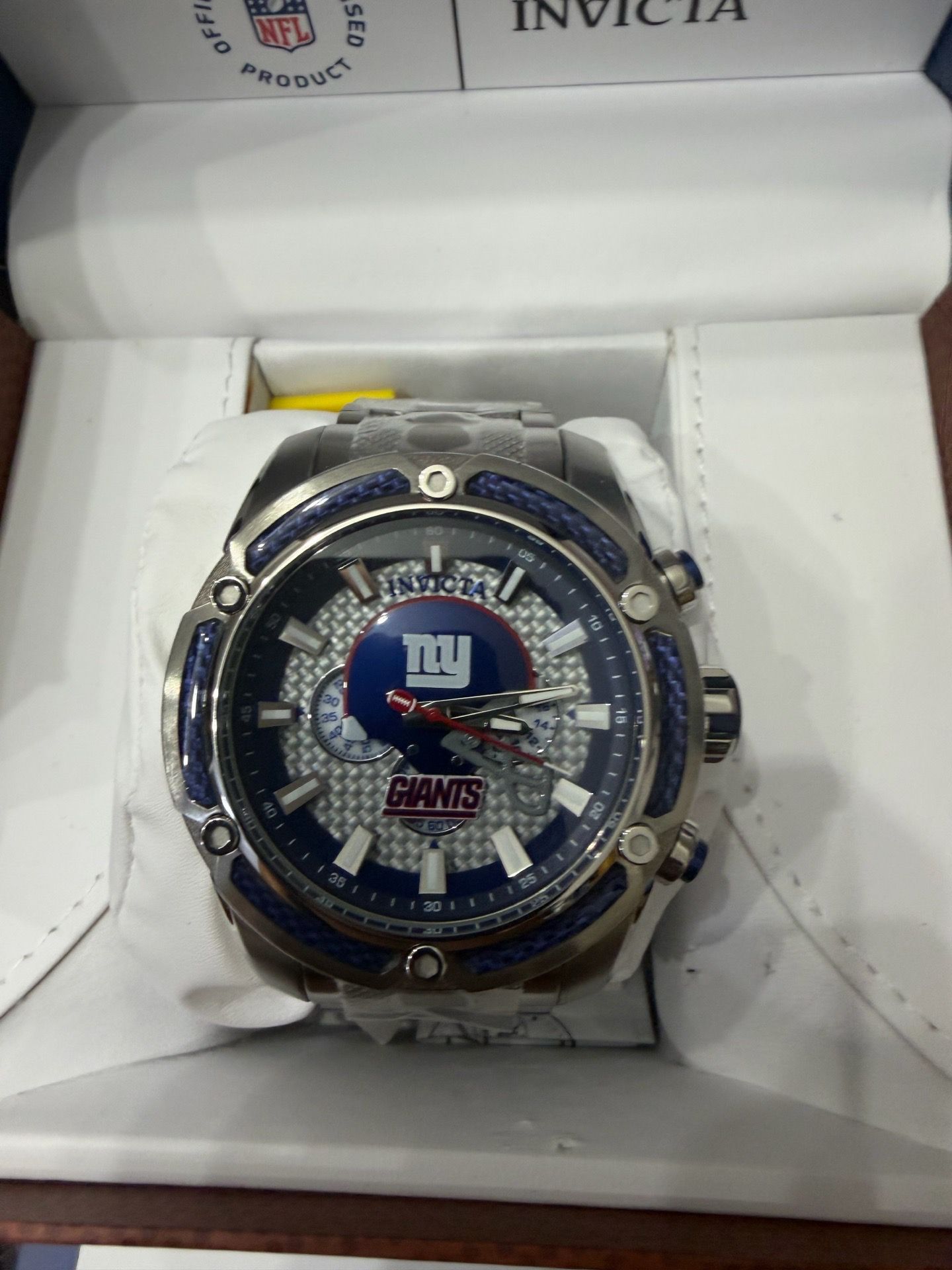 Invicta NFL New York Giants Men’s Quartz Chronograph 50mm 41805