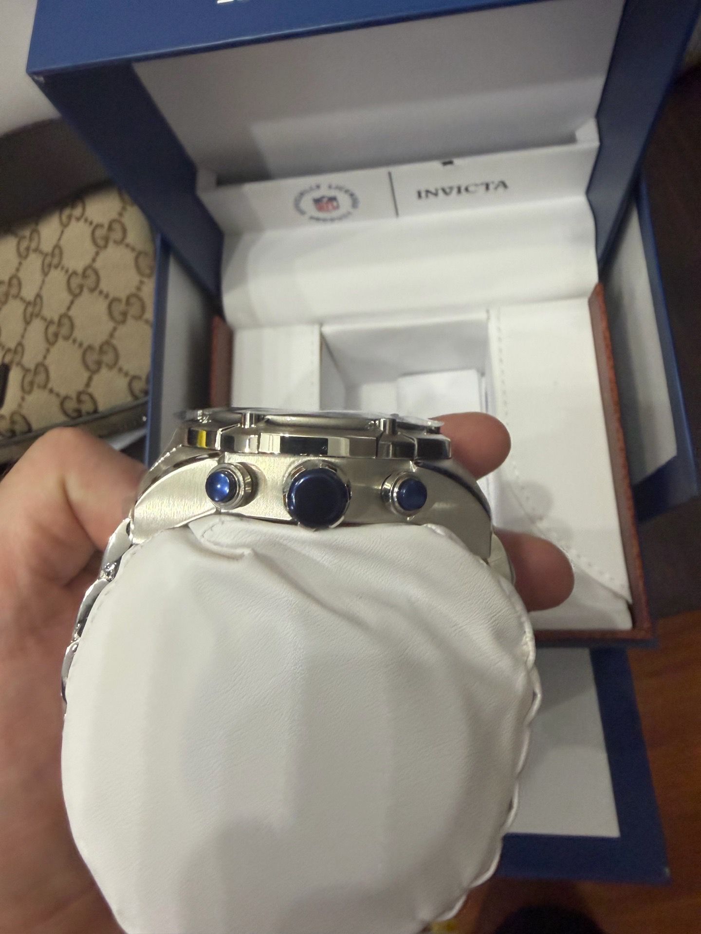 Invicta NFL New York Giants Men’s Quartz Chronograph 50mm 41805 - photo 3