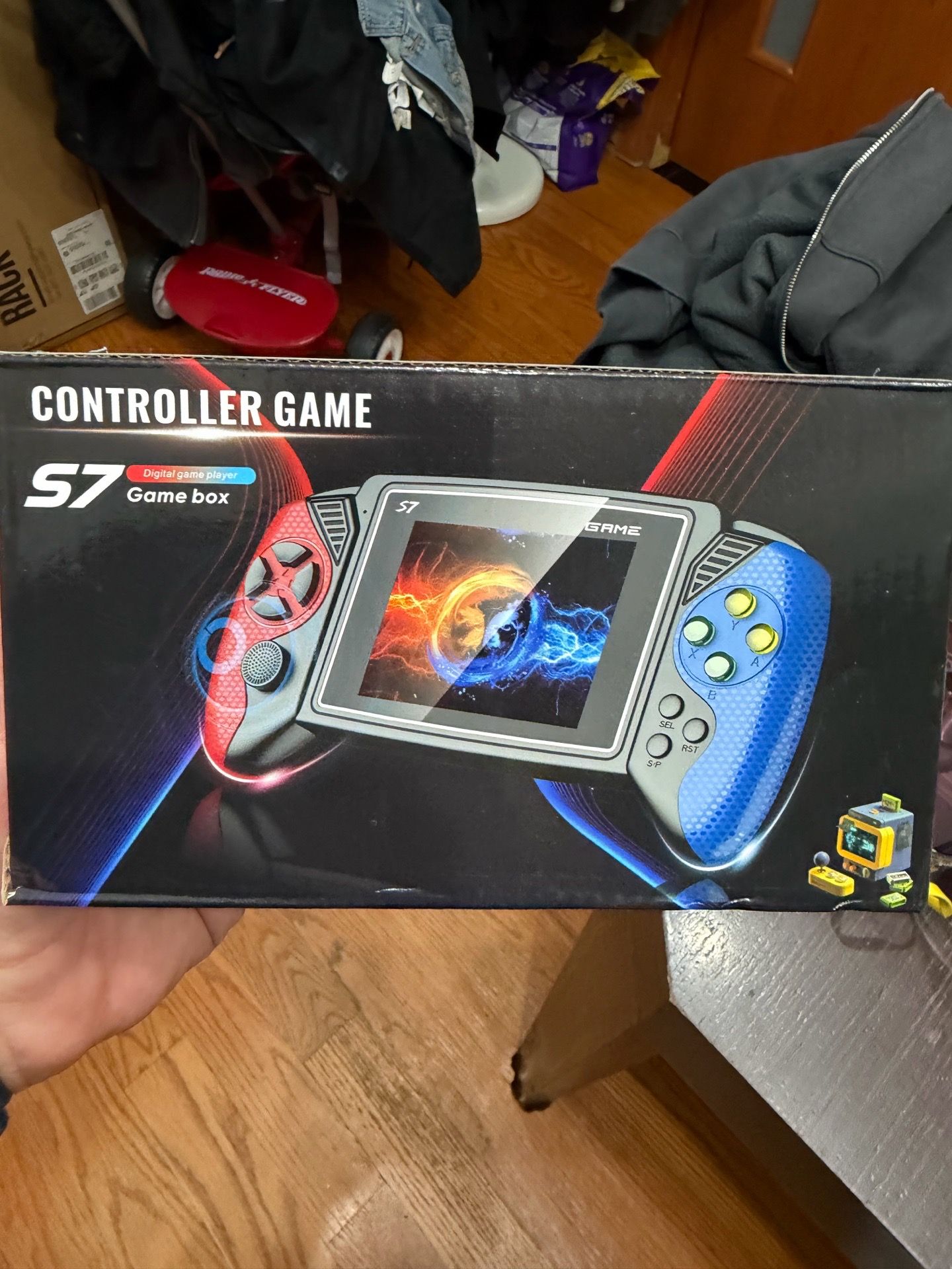 S7 Game Box Handheld System, HDMI TV Output, Rechargeable Batter