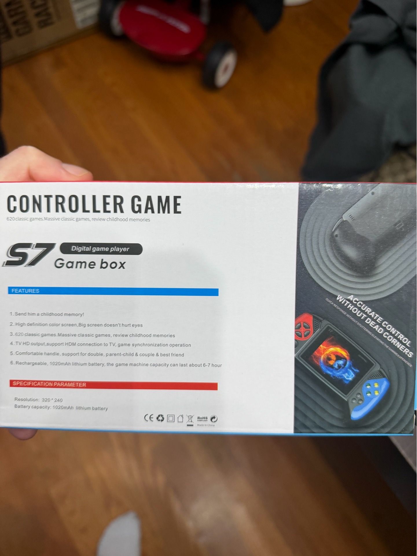 S7 Game Box Handheld System, HDMI TV Output, Rechargeable Batter - photo 3