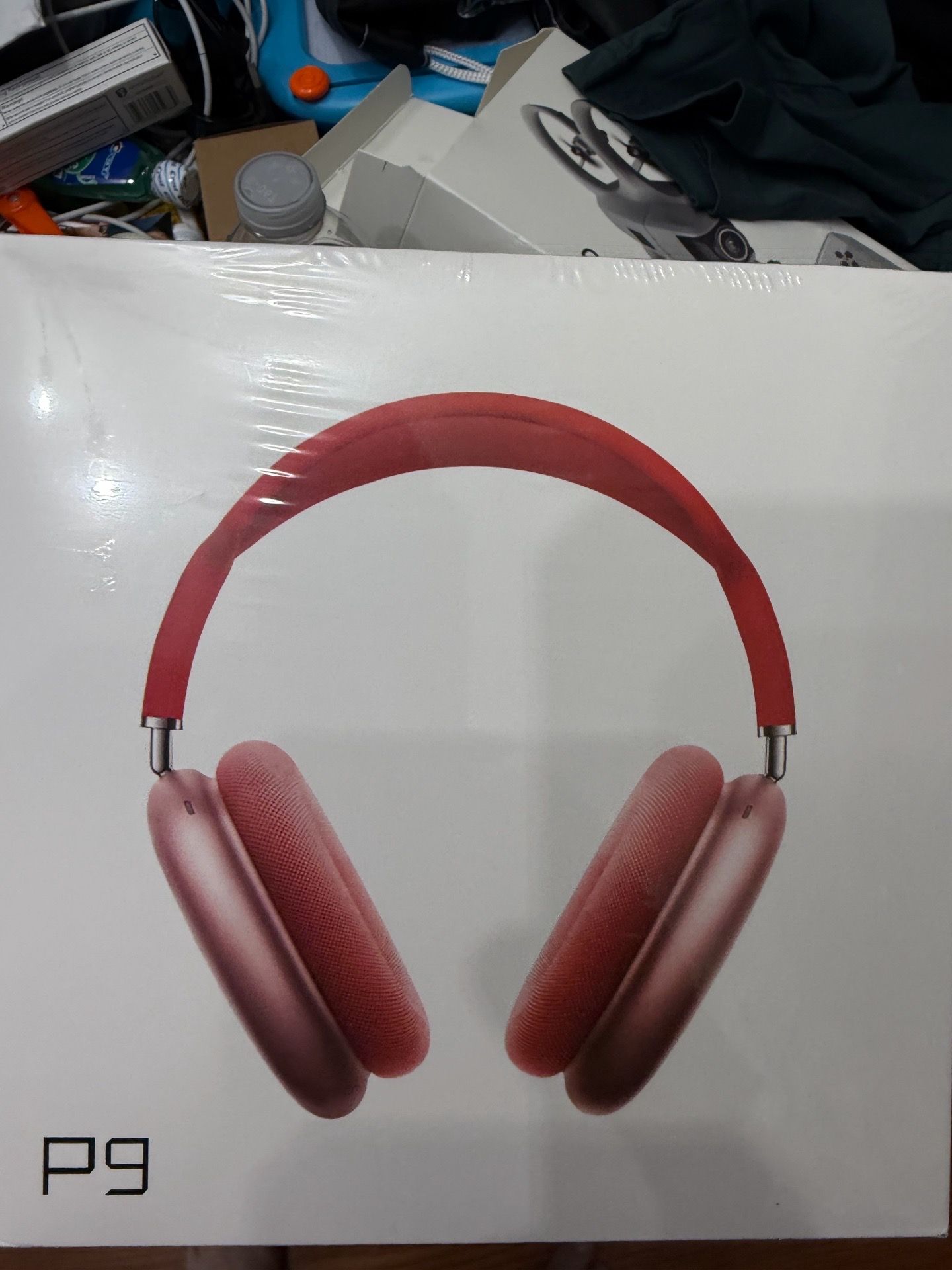 P9 Plus Max Wireless Bluetooth Headphones pink Noise Reduction