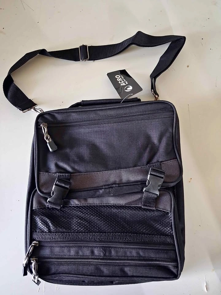 ACRO black messenger bag new with tags for laptop