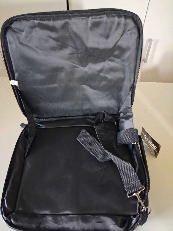 ACRO black messenger bag new with tags for laptop - photo 3