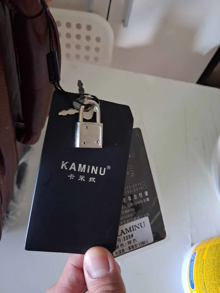 KAMINU Brown Rolling Briefcase Luggage 223# - photo 2