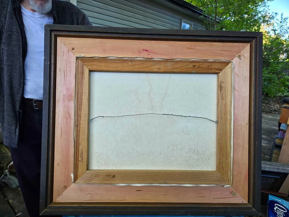 Elephant Painting c/w Frame - photo 3