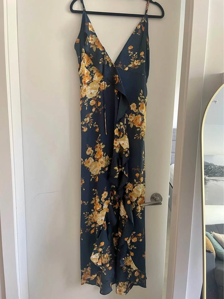 Flower cocktail dress