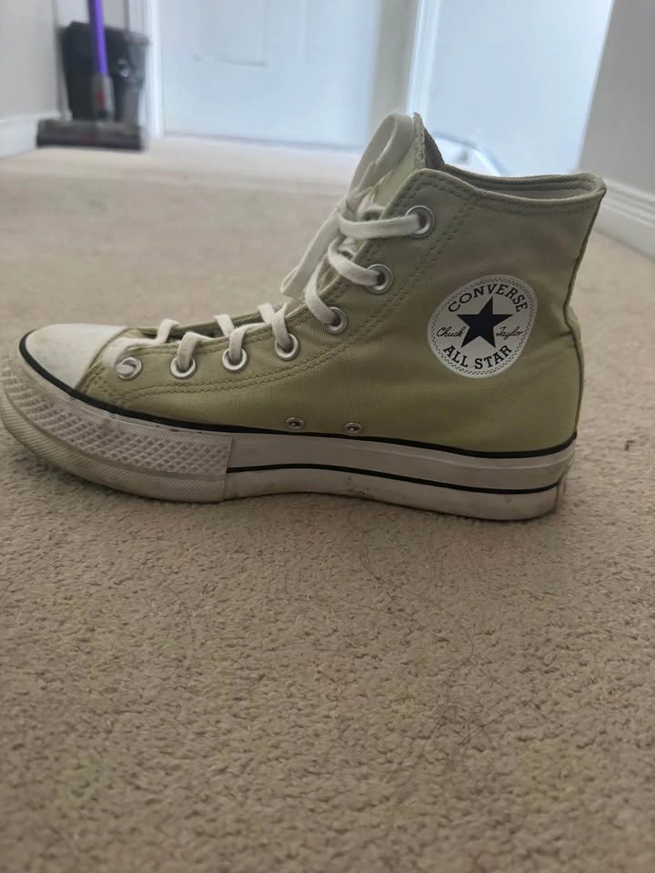 Green converse size 9 women - photo 4