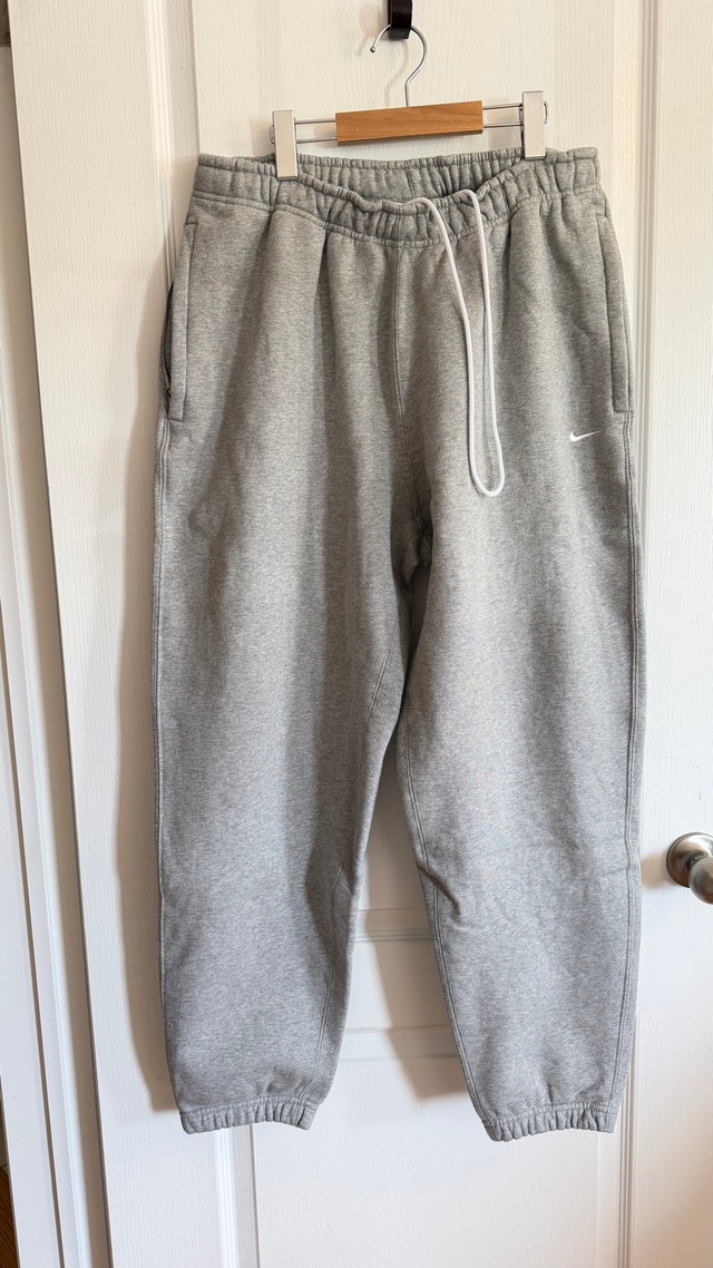 Nike Gray Solo Swoosh Lounge Pants