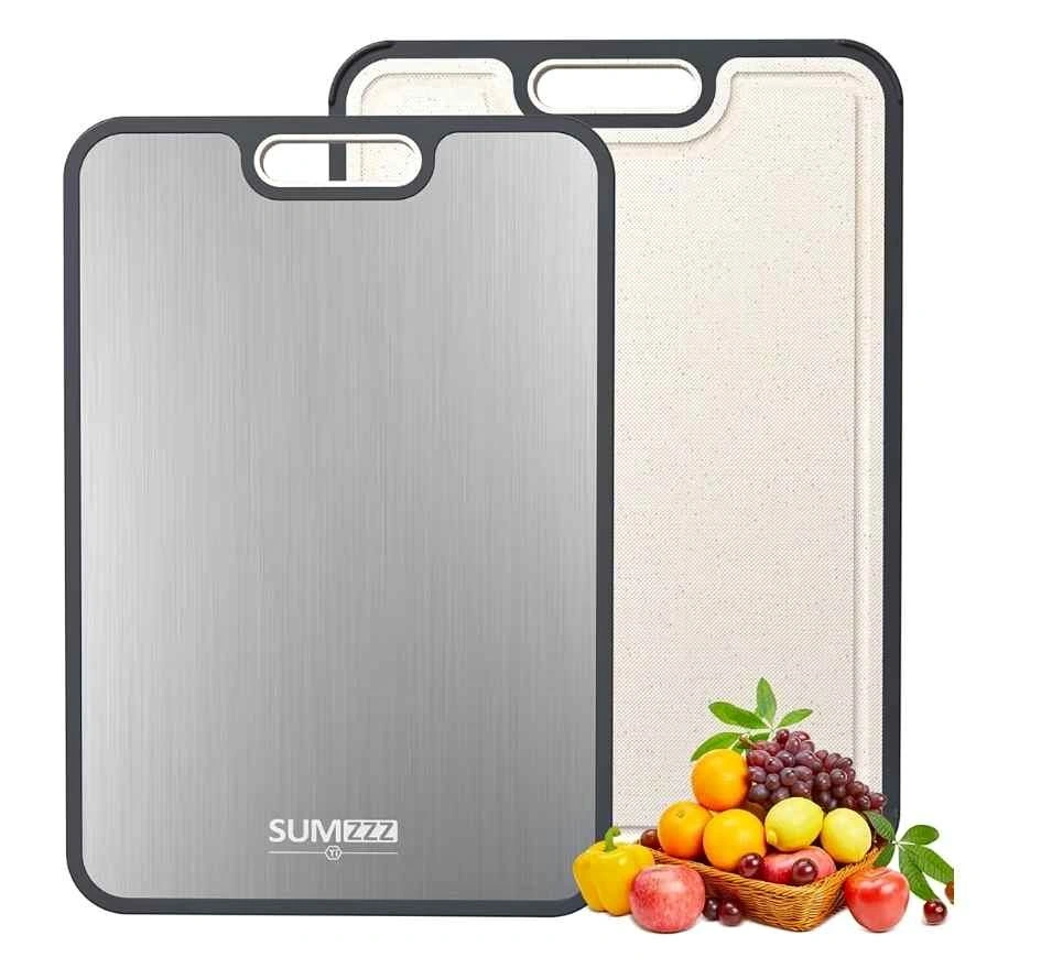 Titanium Cutting Board Dual Sided