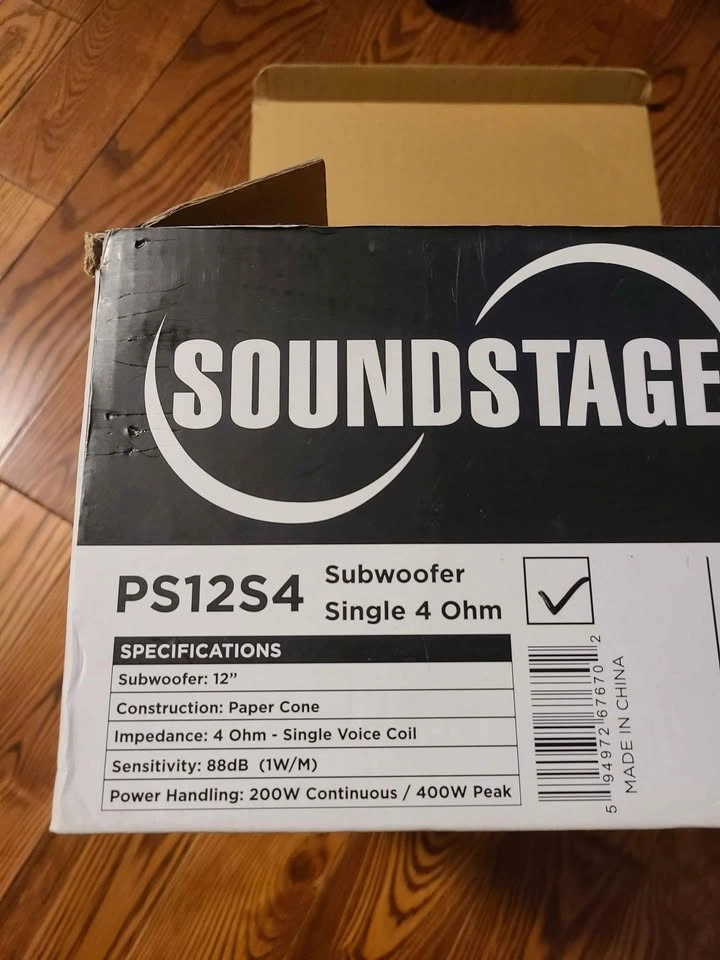 Brand-new subwoofer with custom subwoofer box - photo 4