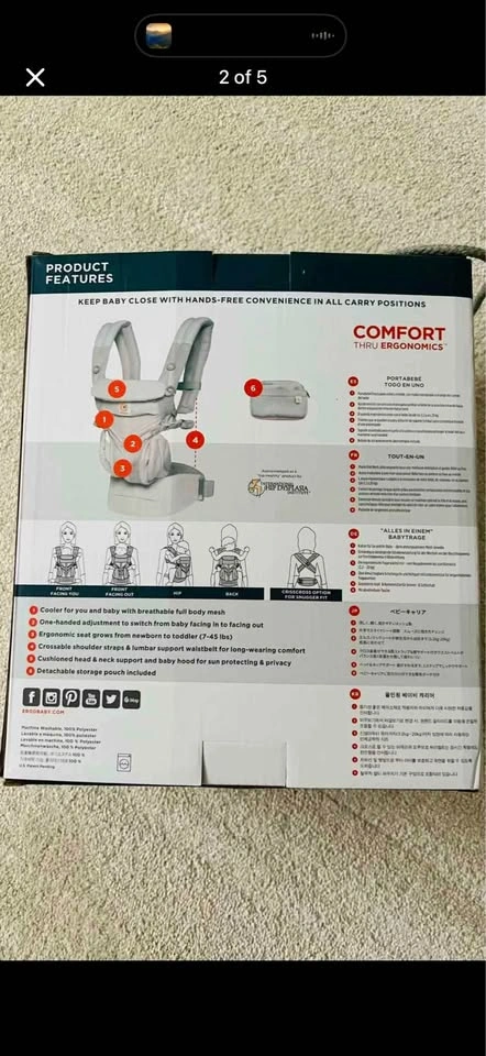 Ergobaby 360/classic baby carrier - photo 5