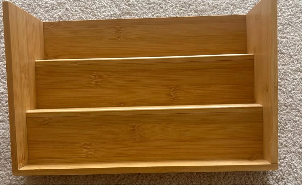 3 Tier Bamboo Kitchen / perfume Organizer - photo 5