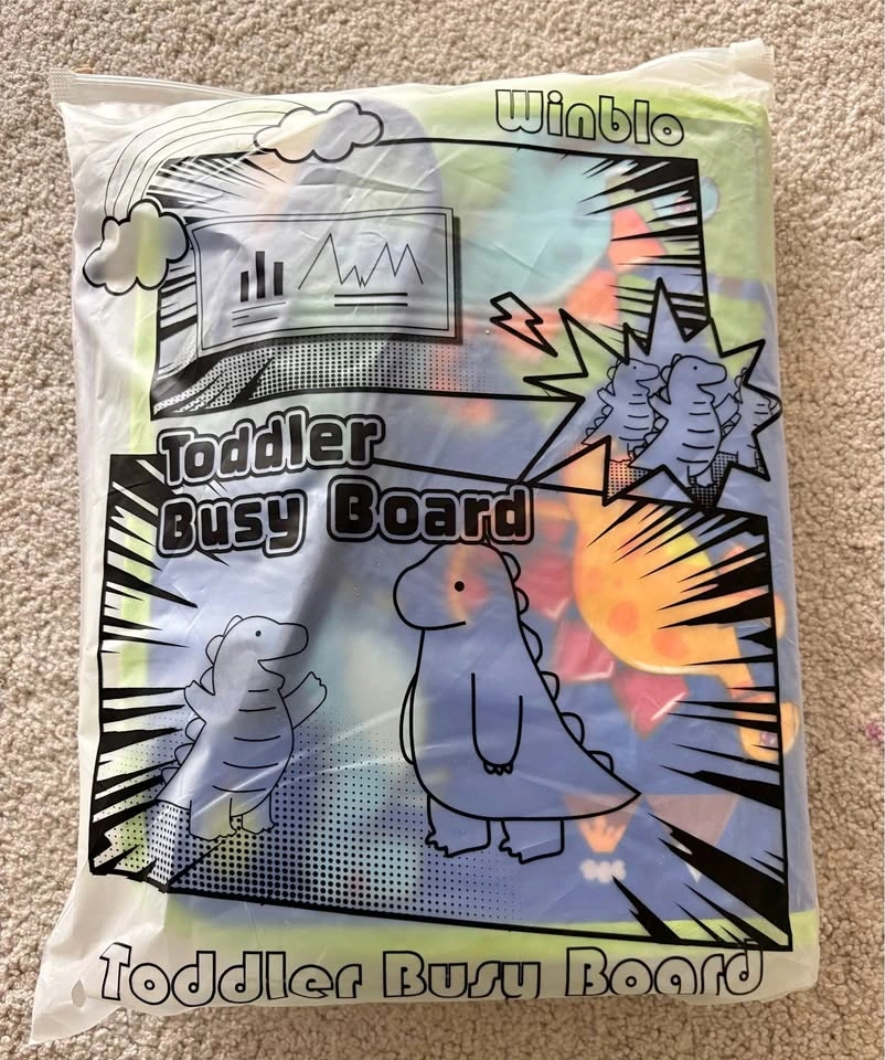 Toddler busy board