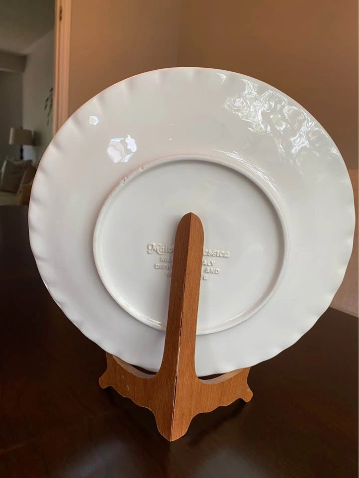 Vintage Maioliche Jessica Handcrafted Italian Cake Stand - photo 4