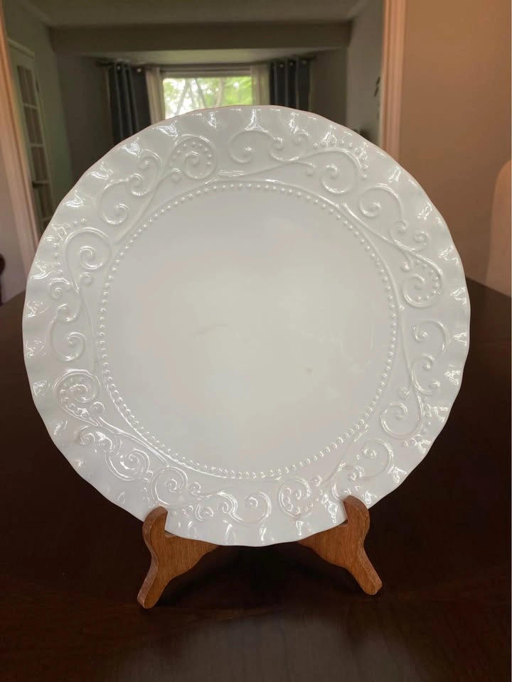 Vintage Maioliche Jessica Italian Crafted Serving Tray - photo 4