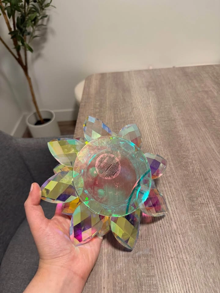 Crystal Candle Holder (with candle) - photo 2