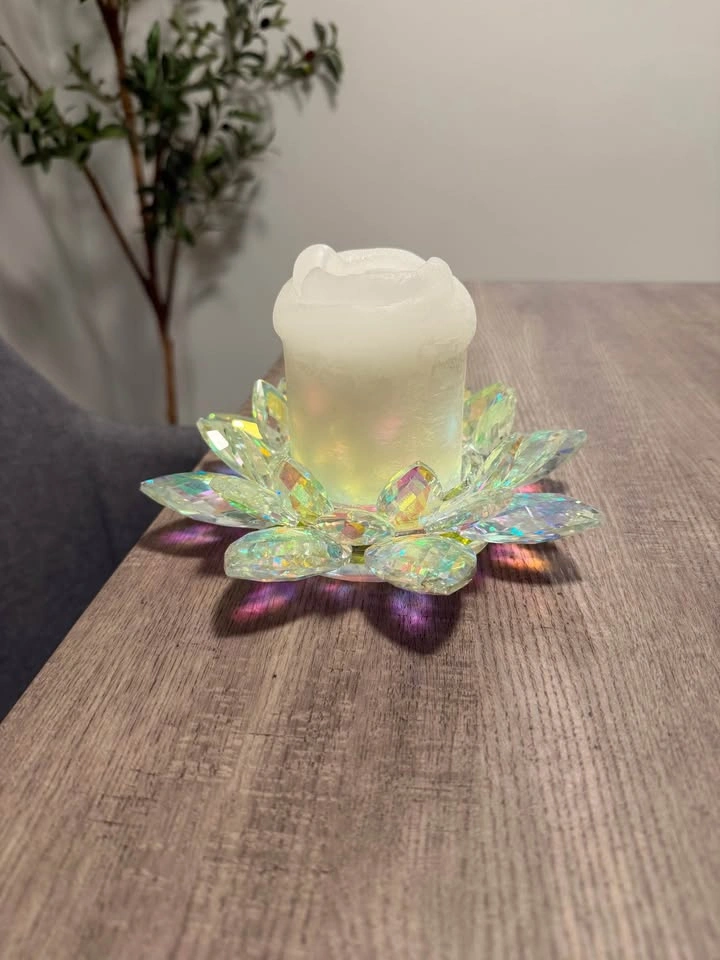 Crystal Candle Holder (with candle) - photo 3