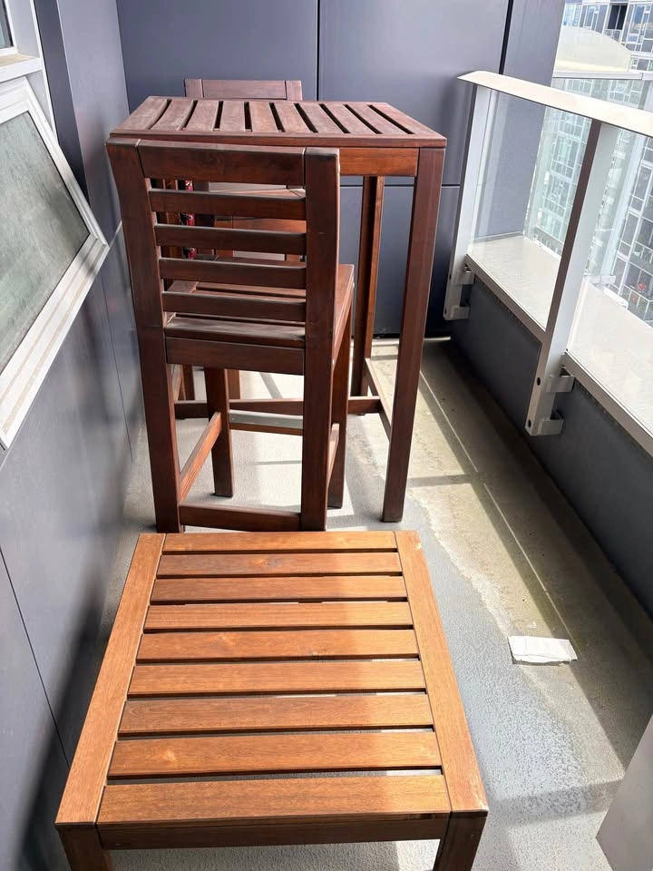 Outdoor Patio Furniture (Bar Table, 2 Stools) - photo 5