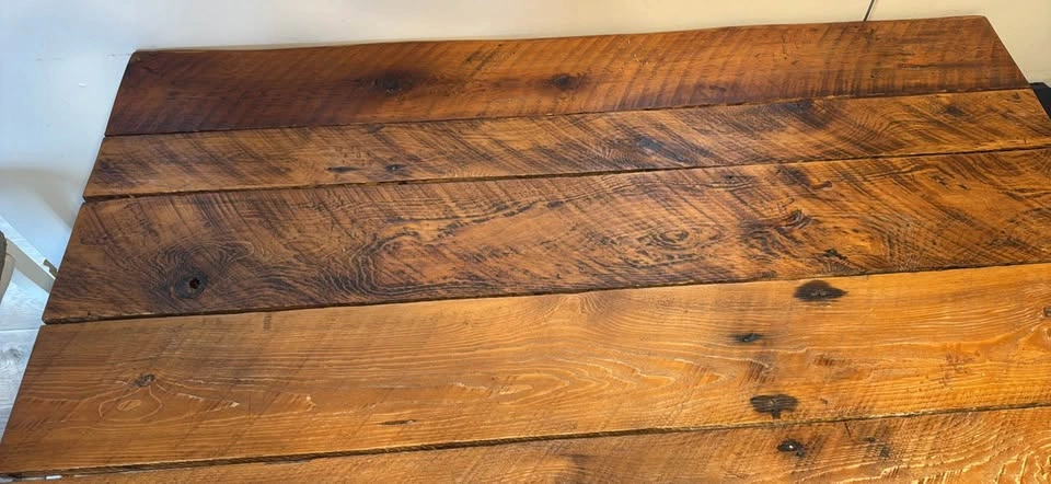 Rustic Reclaimed Wood Dining Table - 5 by 3 feet - photo 2