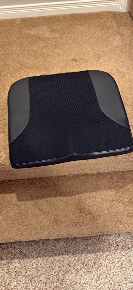 Black Memory Foam Seat Cushion