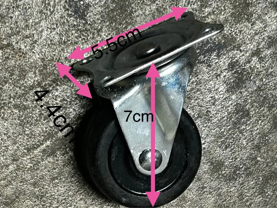 Heavy-Duty Swivel Caster Wheels 360 Rotation (New) - photo 4