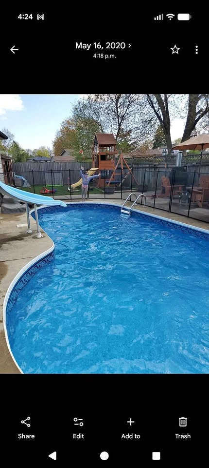 Pool Safety Fence (6- 12 feet sections)