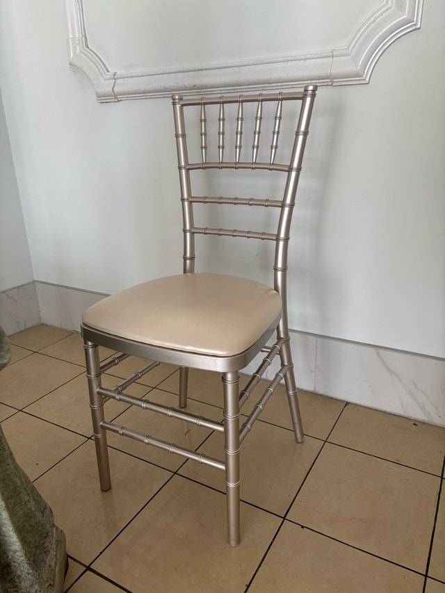 Wanted: Silver Chiavari Chair with Ivory Cushion