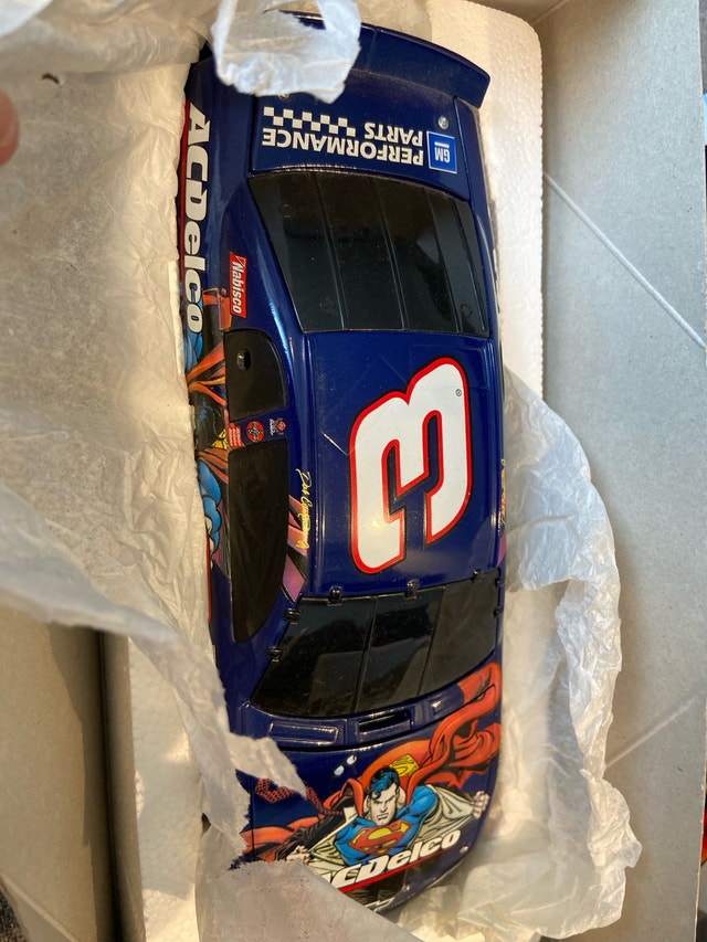 1999 Dale Earnhardt Jr. #3 ACDelco Superman 1:24 Diecast - photo 3