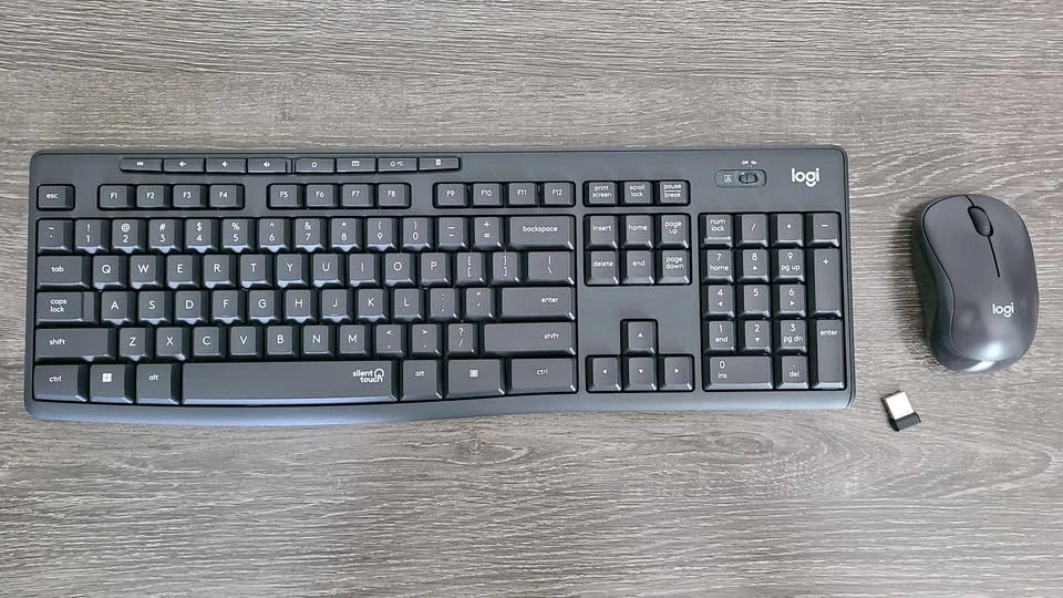 Logitech MK295 Wireless Mouse and Keyboard Combo (Silent Clicks)