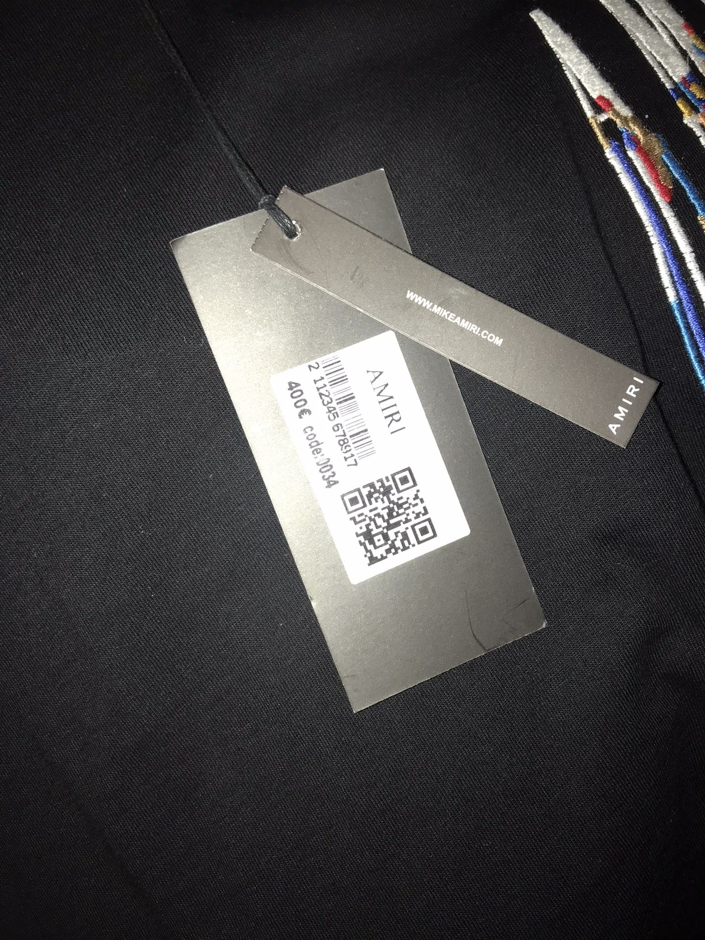 Amiri Drip Paint Logo Shirt
