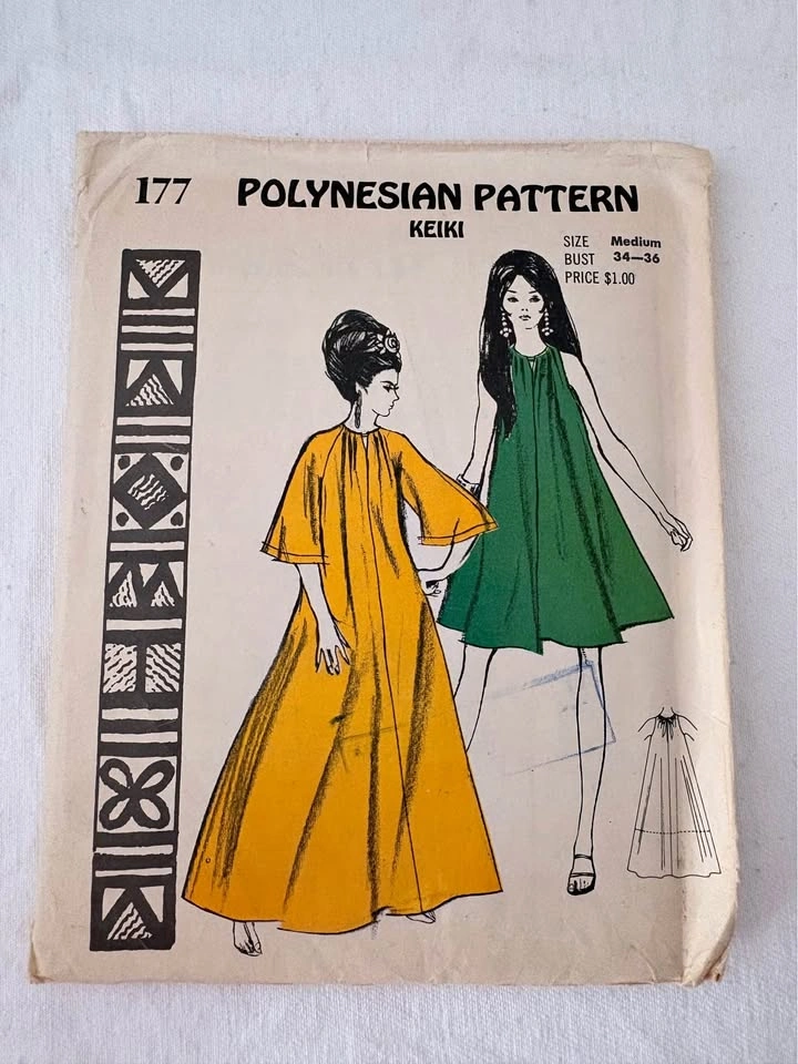 Polynesian Keiki Vintage Sewing Pattern 177 Medium Bust 34-36