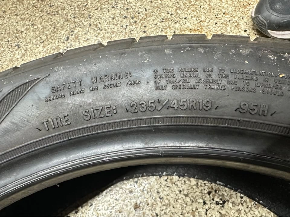 (2) Goodyear Assurance All-Season – 235/45R19 - photo 2