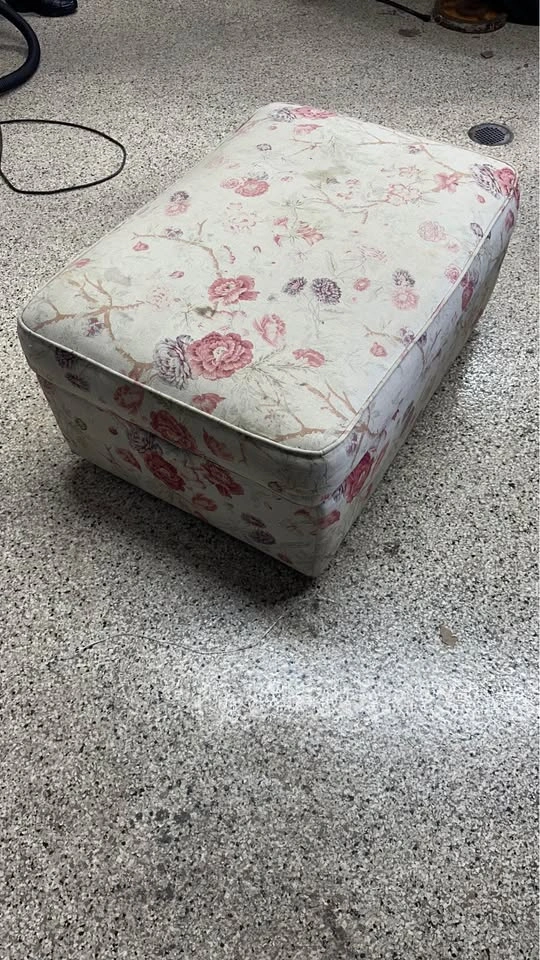 Floral Storage Ottoman / Blanket Chest - photo 3