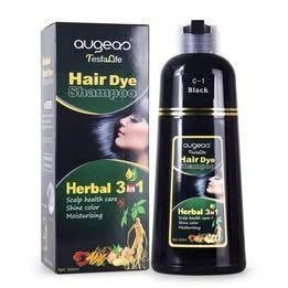 Black Hair Dye Shampoo - Easy to Use, Moisturizing