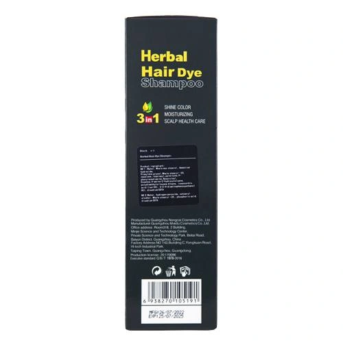 Black Hair Dye Shampoo - Easy to Use, Moisturizing - photo 3