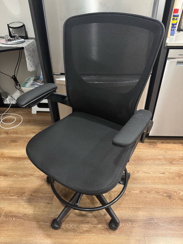 Negotiable- Modern L-Shaped Standing Desk + Chair - photo 5
