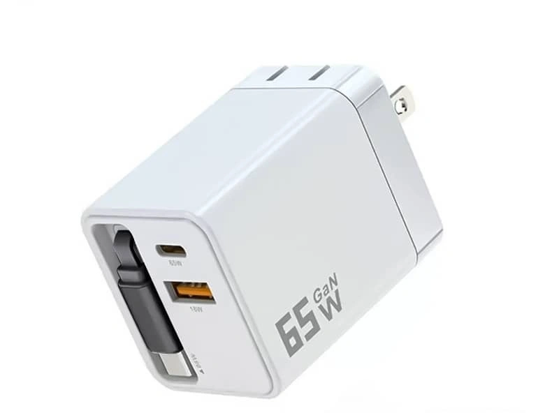 65W GaN Fast Charger – Multi-Port USB-C/USB Charging Block - photo 2