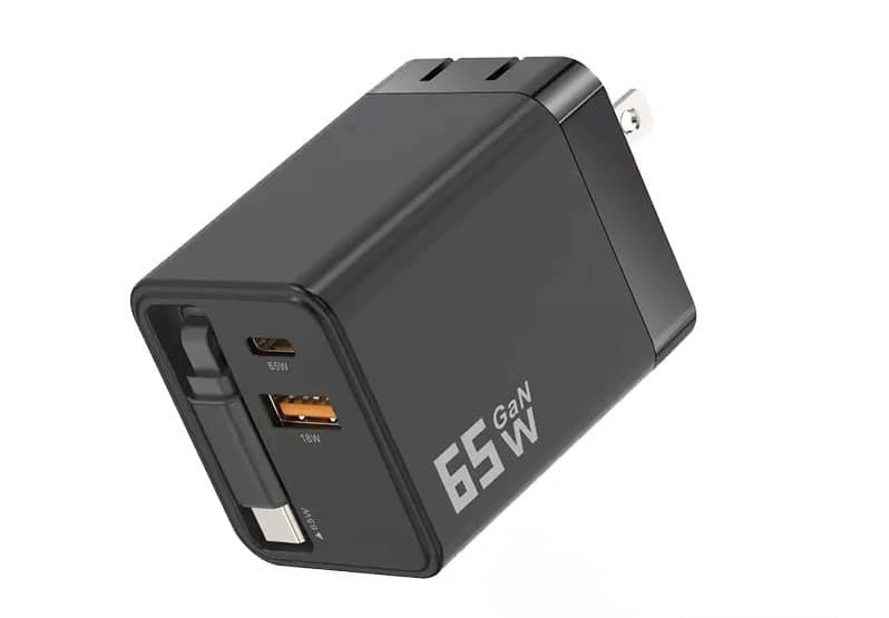 65W GaN Fast Charger – Multi-Port USB-C/USB Charging Block - photo 3