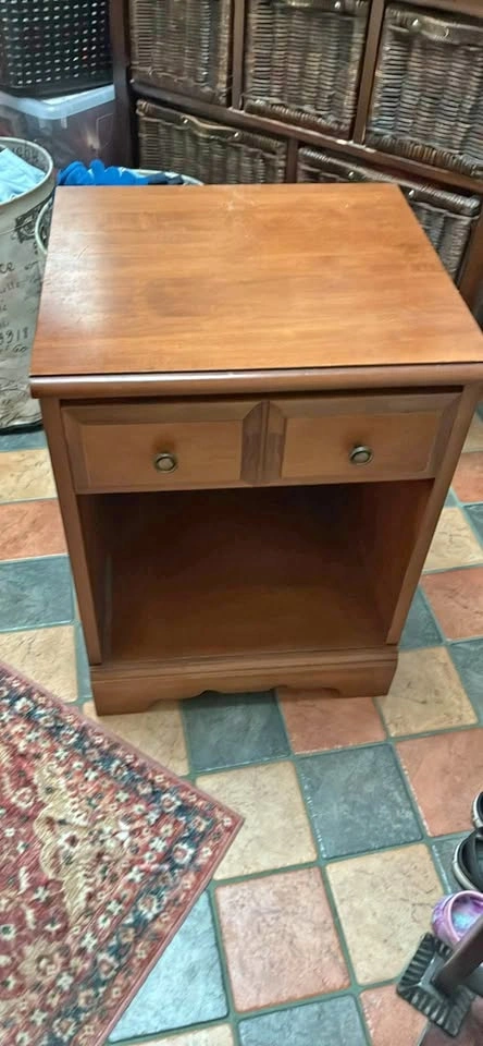 Wood night table