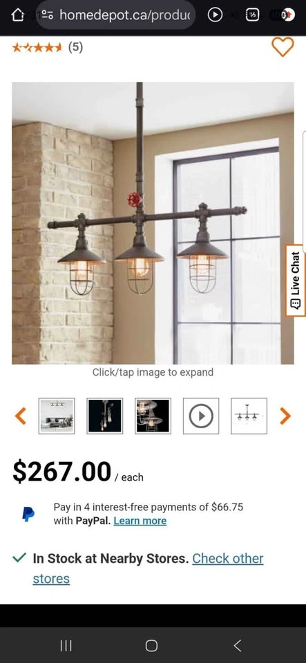 Chandelier / Ceiling Light Fixture - photo 3