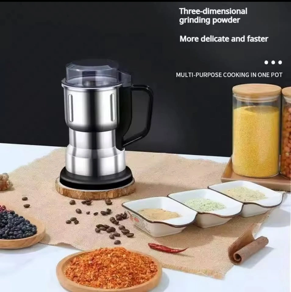300W Electric Coffee & Bean Grinder, Stainless Steel, 600ml - photo 2