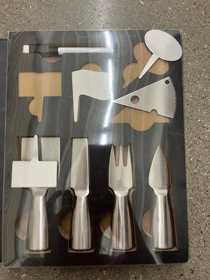 Brand New Cheese Knife & Marker Set – Stainless Steel - photo 2