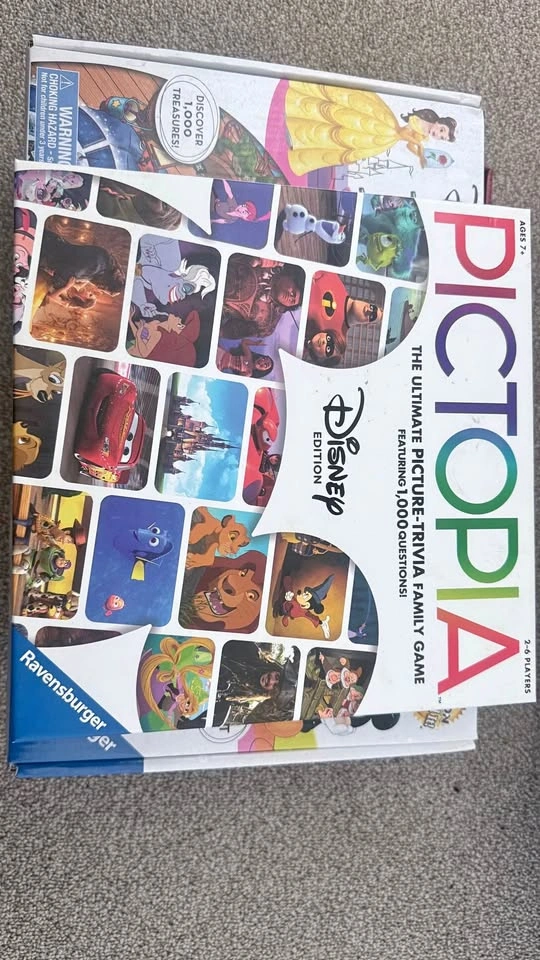 Two board games ages 4 and 7 +