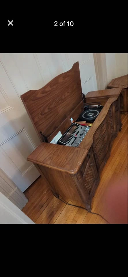 Vintage Olympia radio home sound system and turntable - photo 2