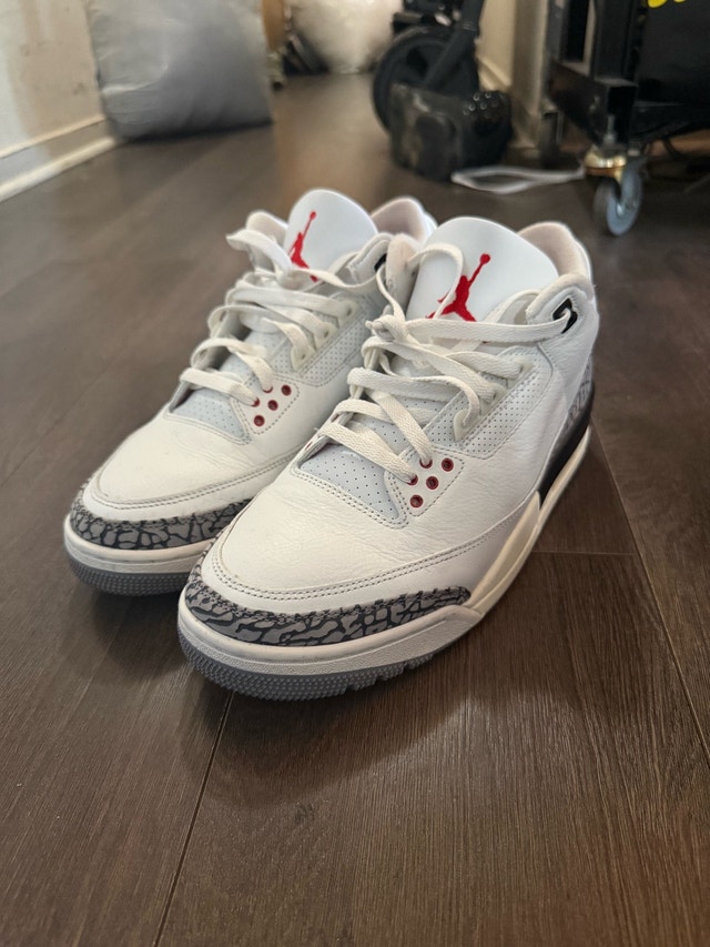 Air Jordan 3 White Cement - photo 3