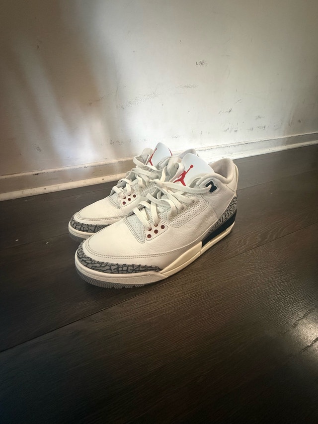 Air Jordan 3 White Cement - photo 4