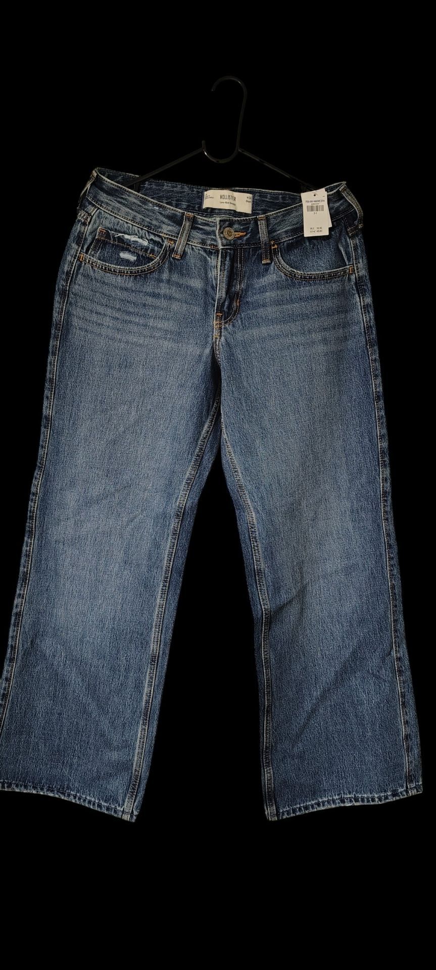 HOLLISTER Low-Rise Baggy Jeans Size W 26 Short - photo 2