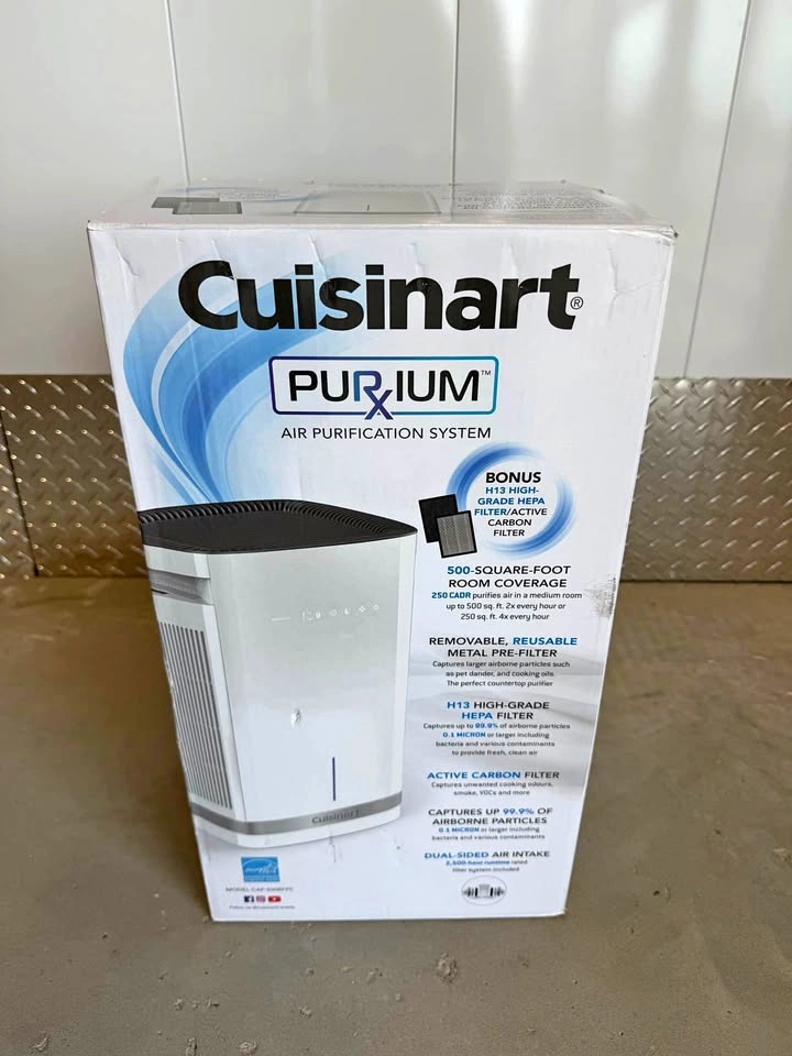 Cuisinart Purxium Air Purifier HEPA H13 + 4 Filters – New