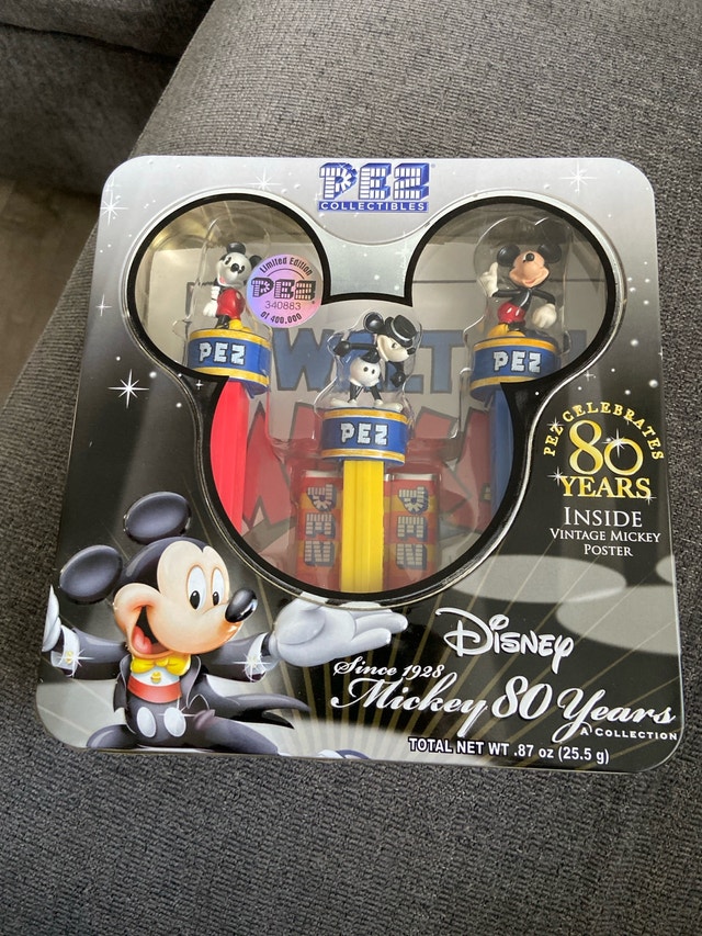 PEZ Mickey Mouse 80th Anniversary Gift Set