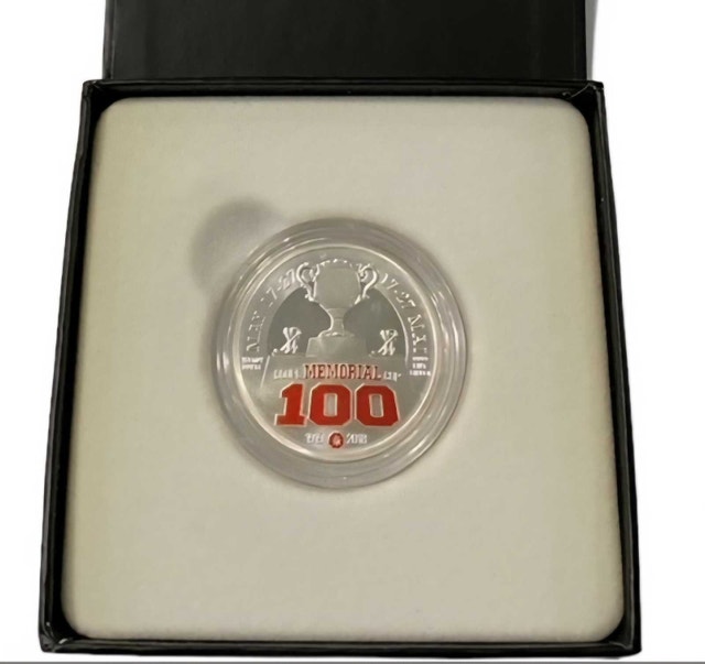 100th Anniversary Silver Memorial Cup Coin!